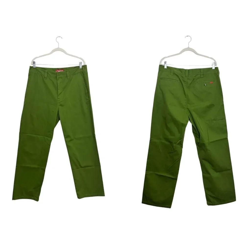NEW SUPREME as Work Pants in dark green